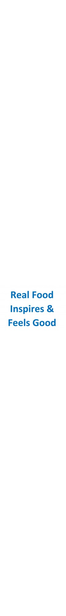 Real food inspires